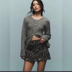 Leapord print skirt